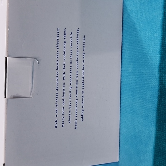 NIB SIN Urch glass decorative bowls (set of 3) - Picture 4 of 13